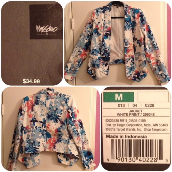 ✨ SOLD! ✨ NWT Mossimo Printed Blazer/Jacket - Picture 2 of 4