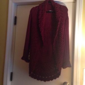 Cranberry Cardigan