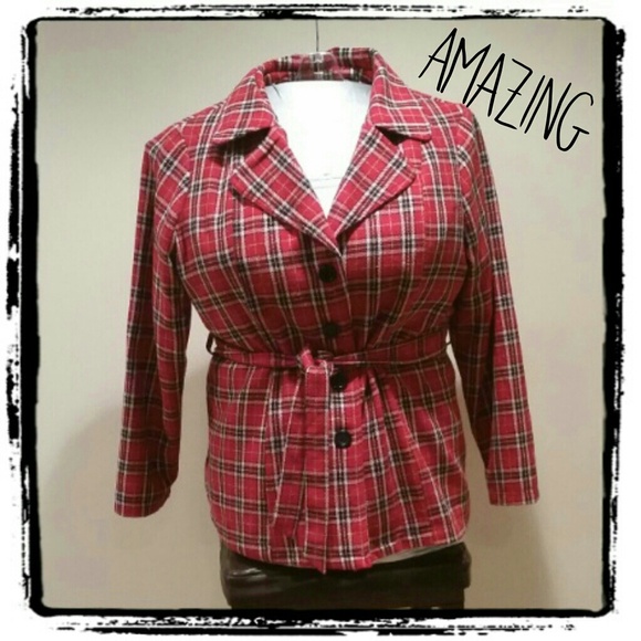 Plaid Jacket - cute for spring!
