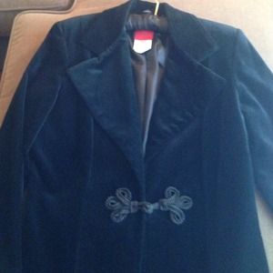 Velvet Maxi Coat. Great for Holiday Season