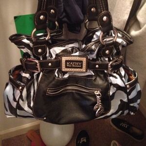 Kathy zebra handbag