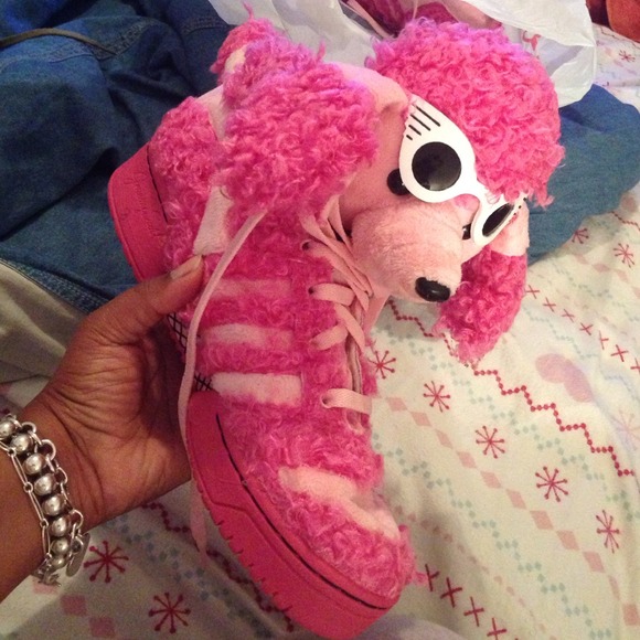JeremyScottAddidas (MEN size) 11 in women's