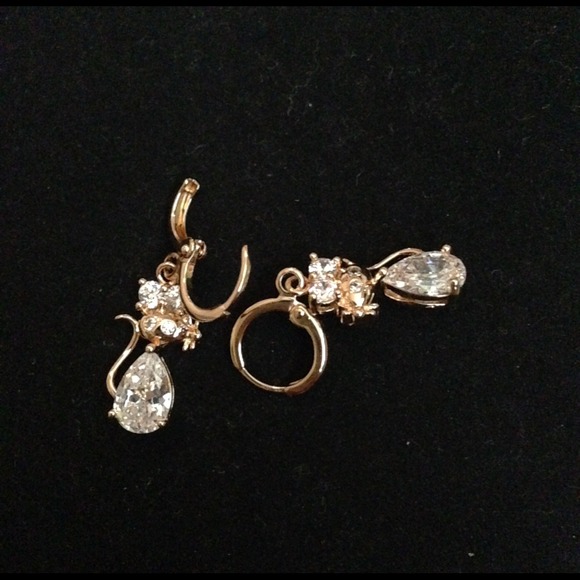 Gold filled mice earrings NWOT - Picture 2 of 3