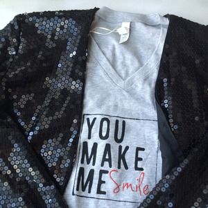 New! Custom tees! You make me smile