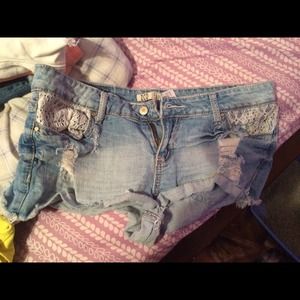 Jean shorts!