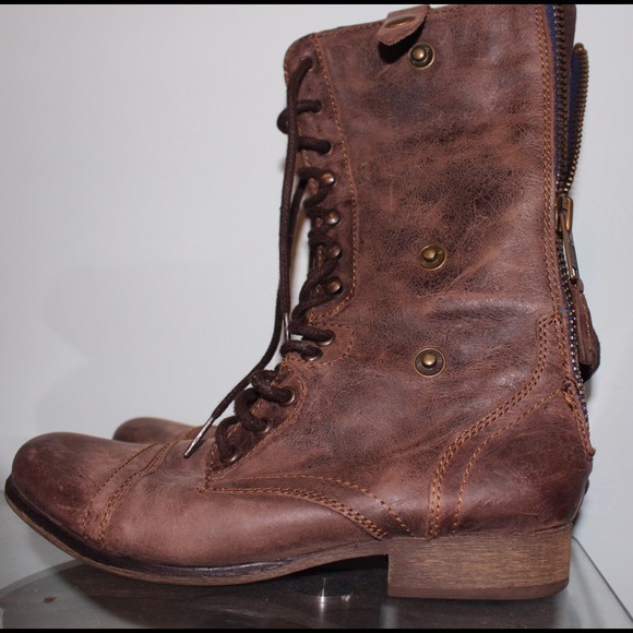 Steve Madden Combat boots size 8 barely worn