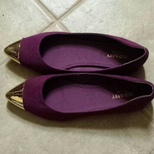 Purple flats