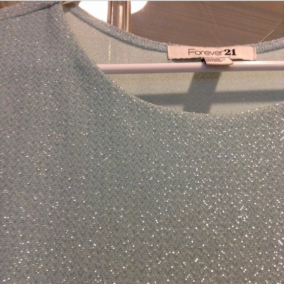 Sparkly light blue short dress