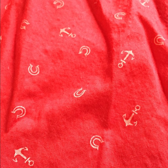 J. Crew Perfect Shirt in Anchors and Horseshoes - Picture 2 of 4