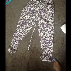 Floral sweats