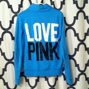 VS Love Pink quarter zip