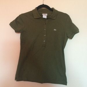 Lacoste Polo (Army Green)