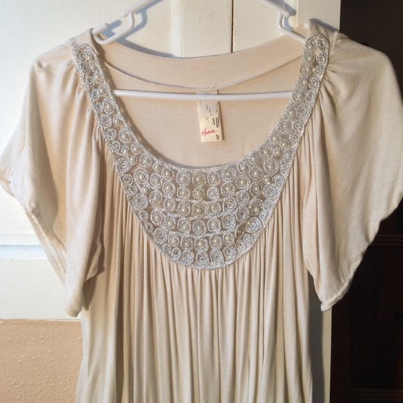 White & Pearl Dress