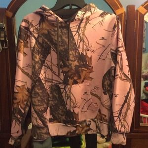 Pink camo sweatshirt