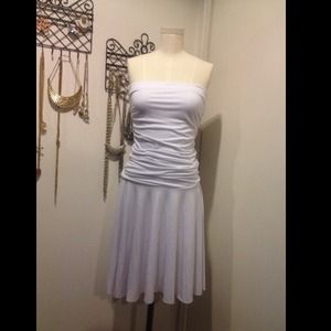 White tube dress