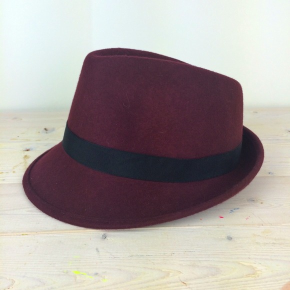 Nordstrom Accessories - Burgundy Wool Fedora Nordstrom Accessories - Burgundy Wool Fedora