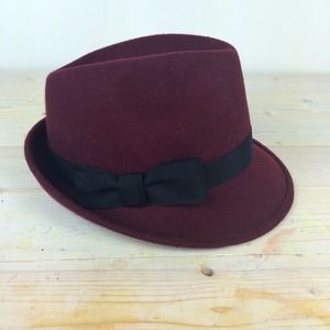 Nordstrom Accessories - Burgundy Wool Fedora Nordstrom Accessories - Burgundy Wool Fedora