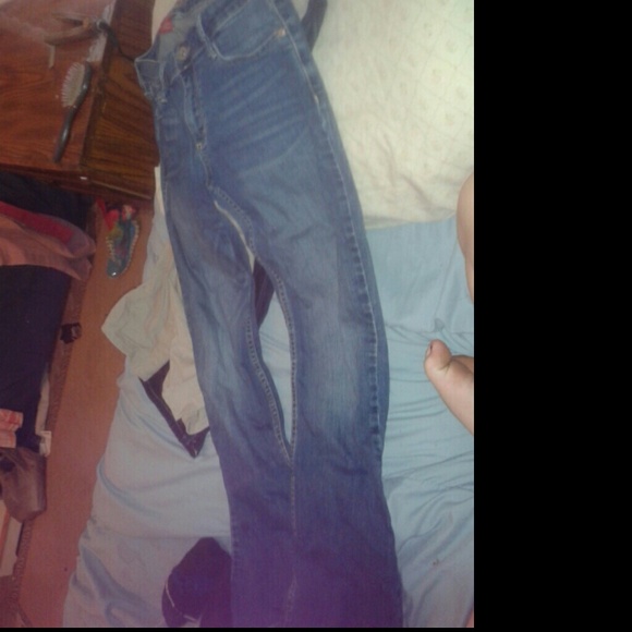 DARK BLUE BOOTCUT JEANS