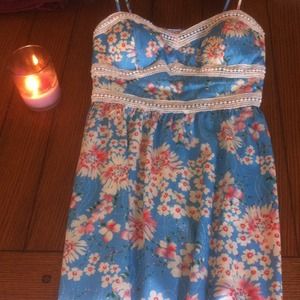 spaghetti strap bustier dress 👗🌸🌺