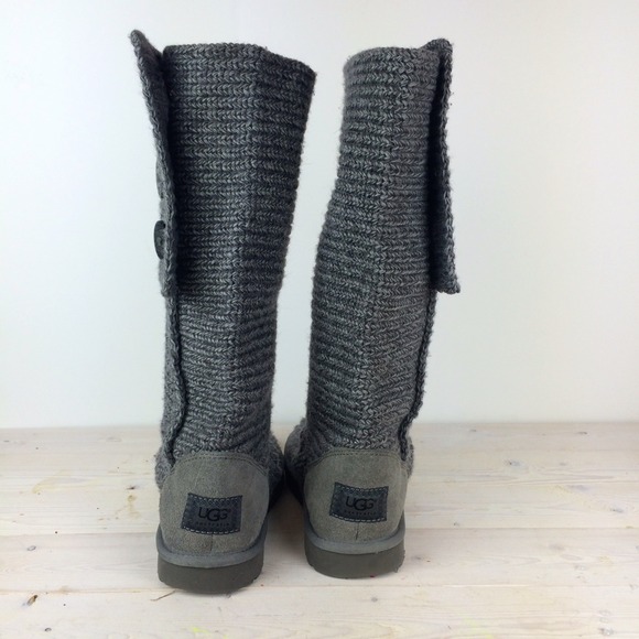 UGG Shoes - UGG Classic Cardy Boots in Grey UGG Shoes - UGG Classic Cardy Boots in Grey