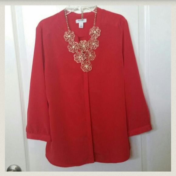 ❌SOLD❌ Bright Red Top