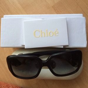 Chloe Squared-frame acetate sunglasses