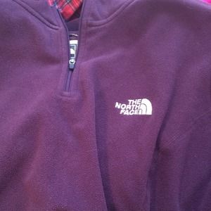 North face 1/4 zip large women rare!