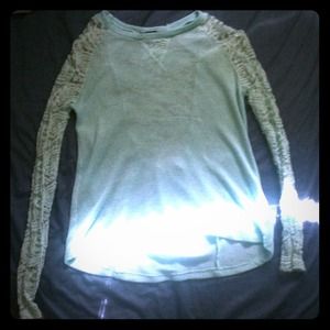 Lace sweater top
