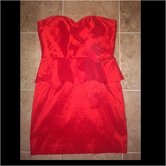 Formal red dress