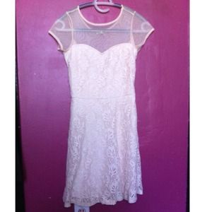 Beautiful coral/cream dress