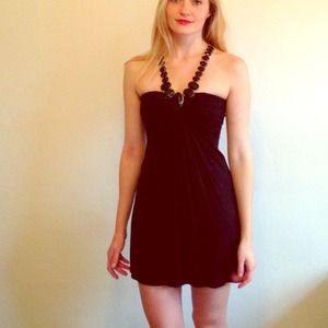 Little black dress with gems