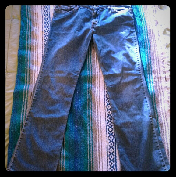 Super low rise Levi Boot cut jeans