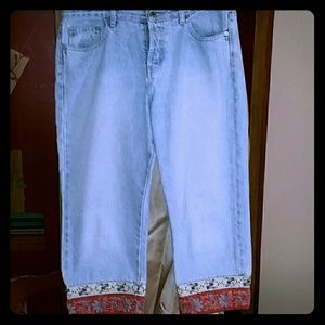 Vintage Jeans 1992 - 1993 with detailed hem