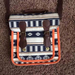 tribal / aztec print crossbody bag