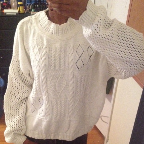 Trendy and cute oversized sweater