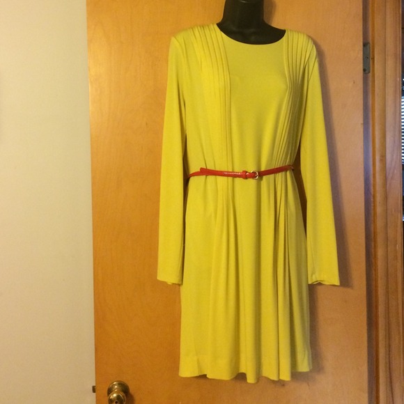 Calvin Klein yellow dress - Picture 2 of 4