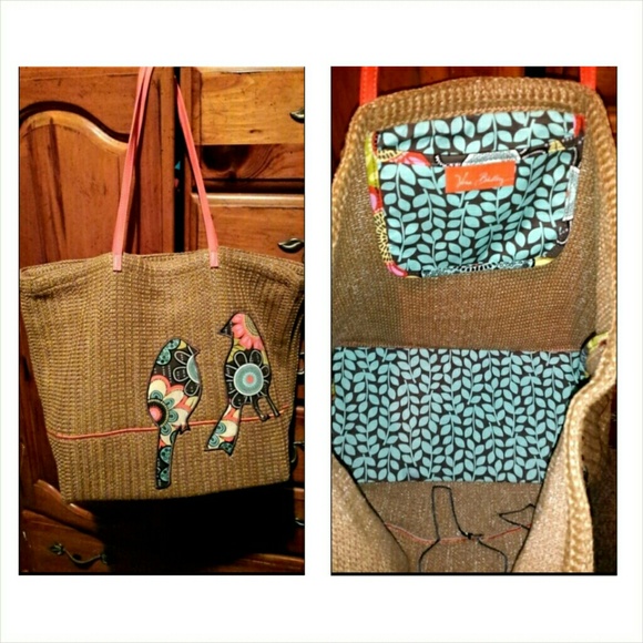 Flower shower straw tote