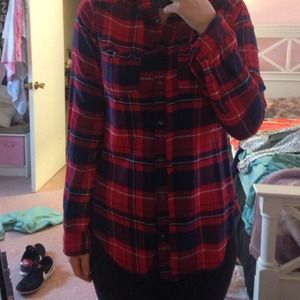 Blue and Red Flannel