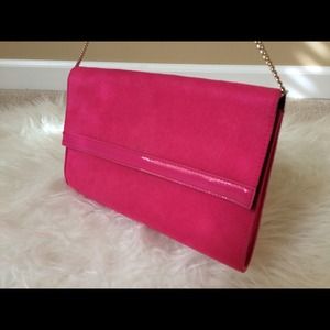 Hot pink handbag