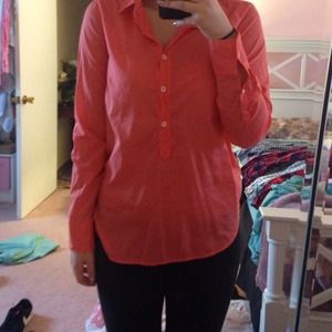 J Crew Coral Shirt