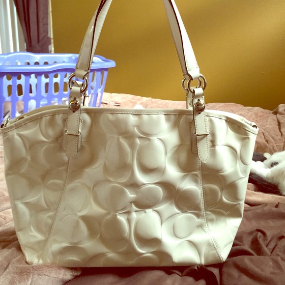 AUTHENTIC White Coach handbag
