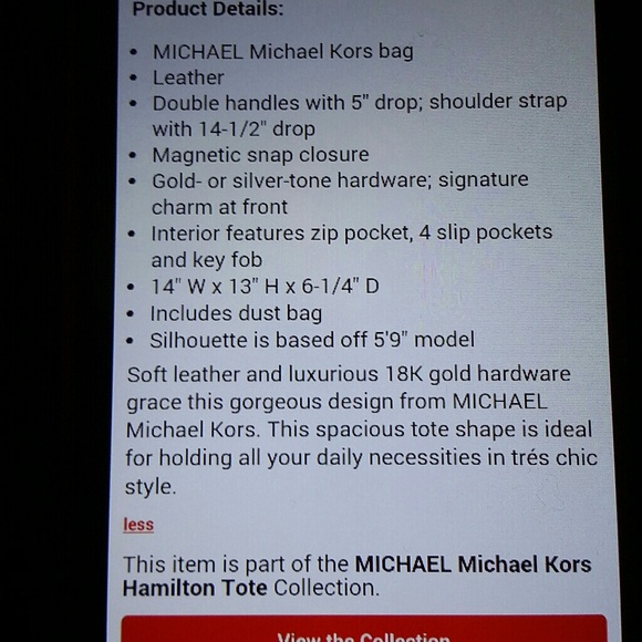 Michael Kors Bag - Picture 2 of 2