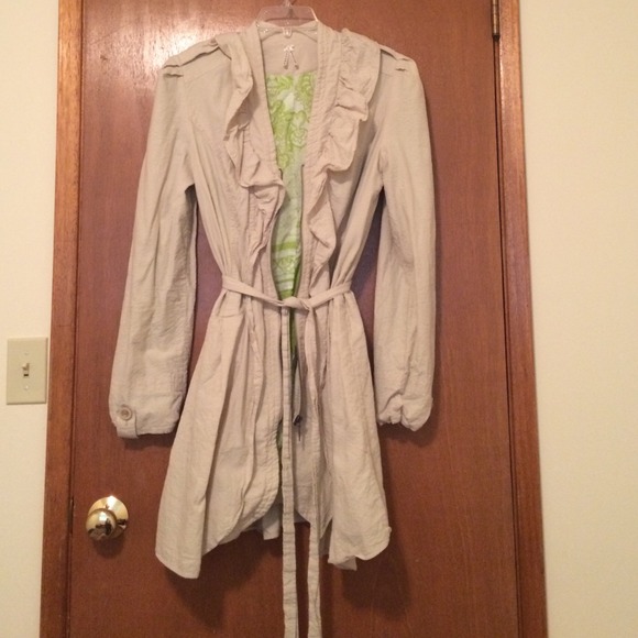 Pale green coat