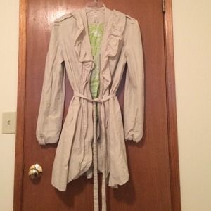 Pale green coat