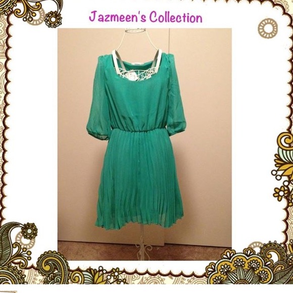 Teal dress