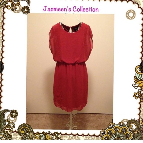 Maroon dress