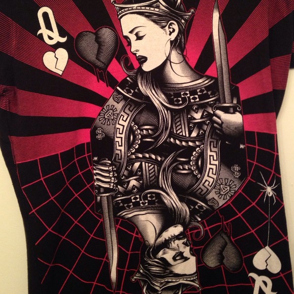 Queen of cards shirt