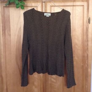 Dark Olive Knitted Sweater