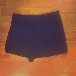 Black High Waisted Shorts
