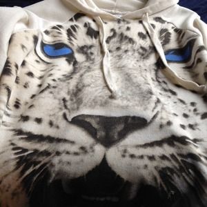 White tiger hoodie